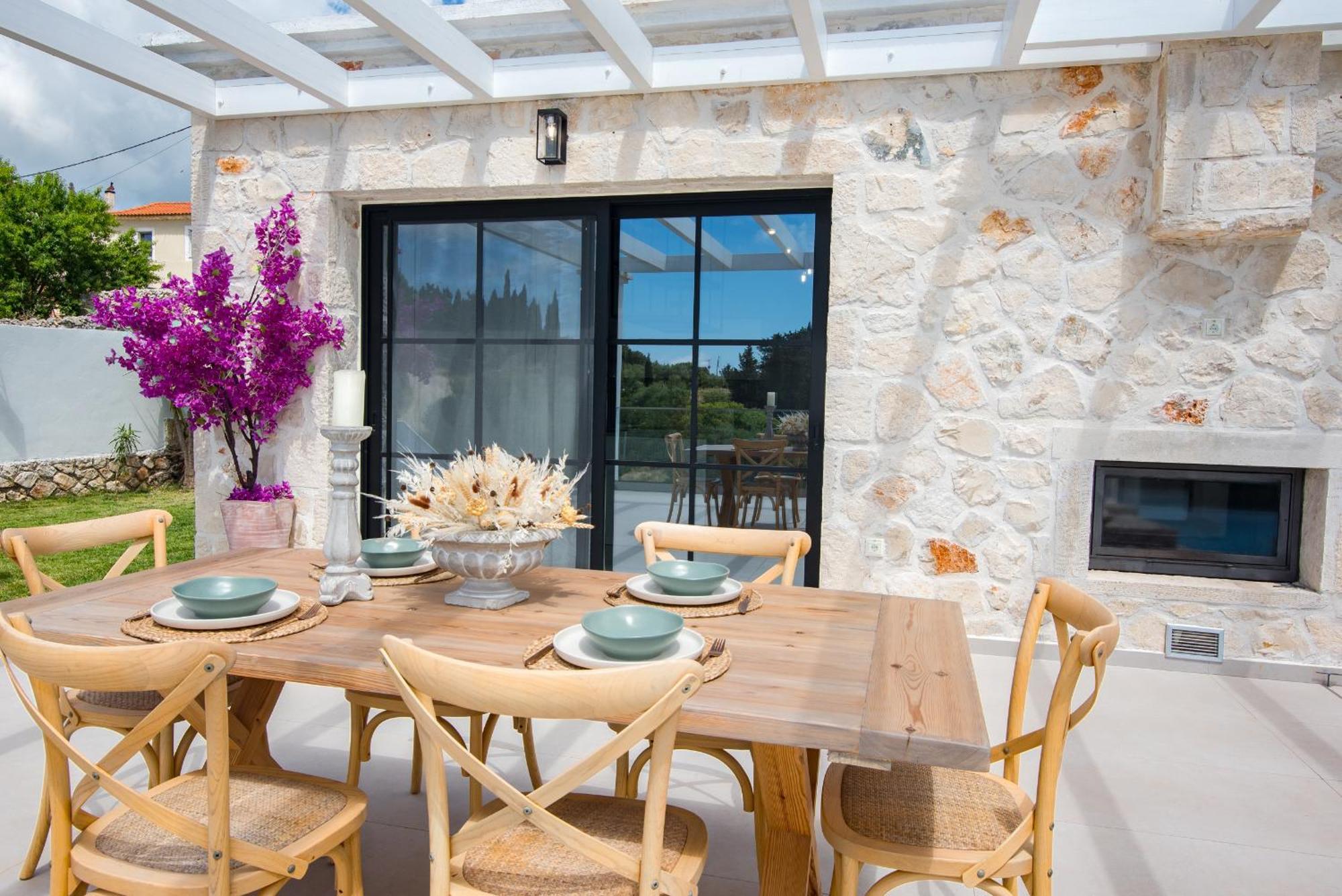 Luz Blanca Vila Agios Leon Exterior foto