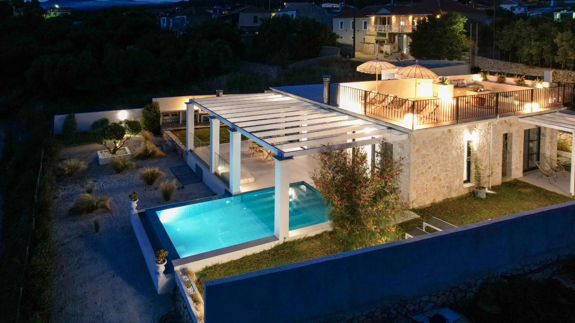 Luz Blanca Vila Agios Leon Exterior foto