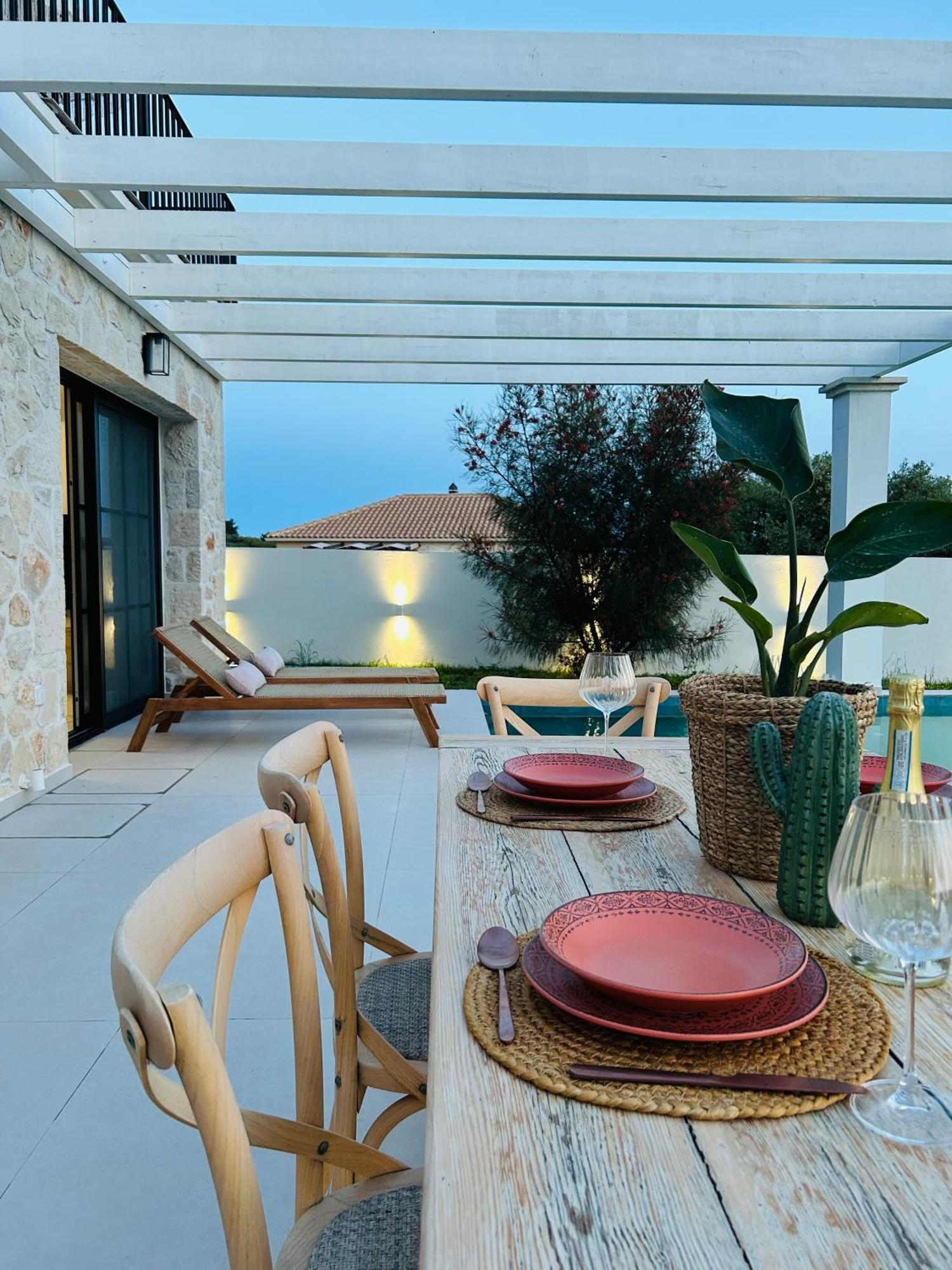 Luz Blanca Vila Agios Leon Exterior foto